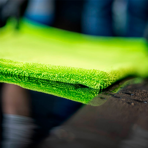 ChemicalWorkz Green Shark Twisted 1400GSM 80×50cm – Toalla Secado Alta Calidad