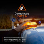 FlashLED SOS Baliza Señalización V16 Conectada IoT Homologada DGT 3.0
