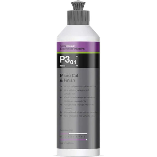 KOCH CHEMIE MICRO CUT & FINISH P3.01 250ml - Pulimento fino con cera