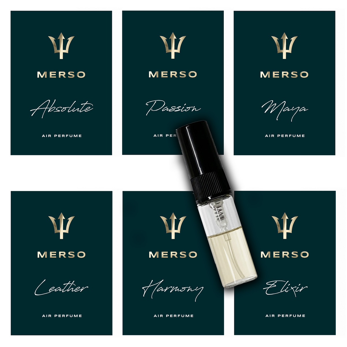 Set Descubrimiento MERSO 6 x 2 ml | Perfume coche