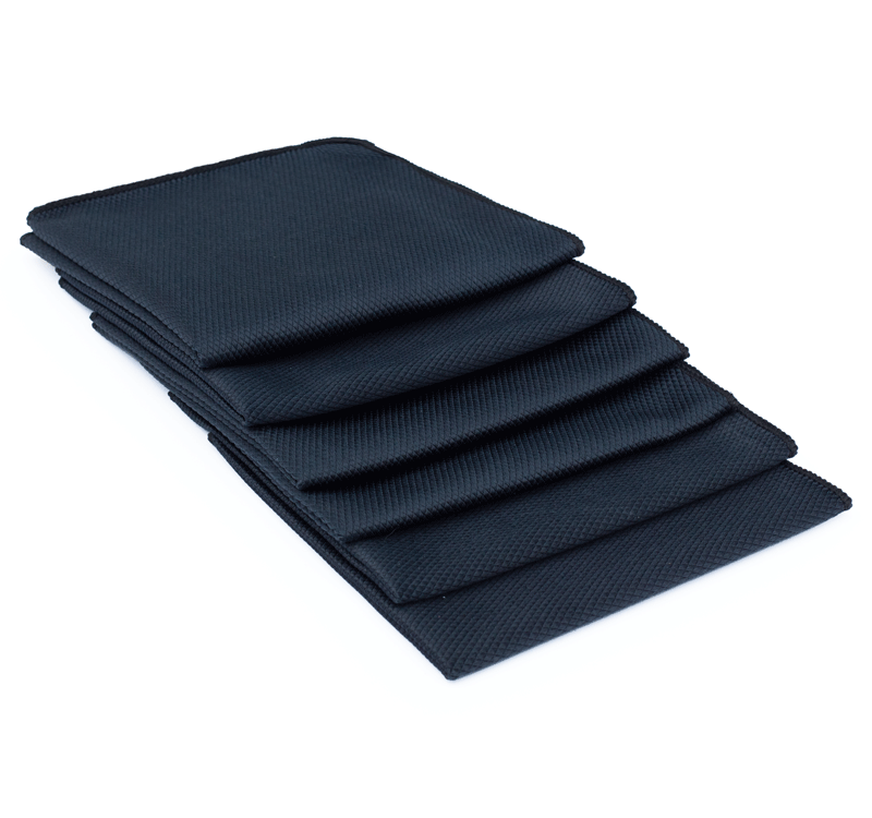 Toalla de Limpieza de Cristales Rag Company 41 x 41cm Black Diamond